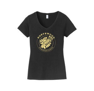 Northwood Elementary-Women's Fan Favorite V-Neck Tee On-Demand