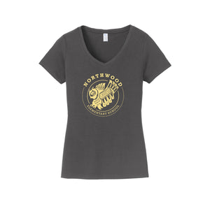 Northwood Elementary-Women's Fan Favorite V-Neck Tee On-Demand