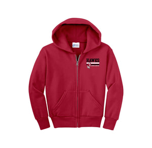 Gustine Elementary-Youth Unisex Full-Zip Hooded Sweatshirt On-Demand