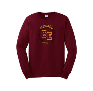 Bernardo Elementary-Adult Unisex Long Sleeve Tee Circle Logo