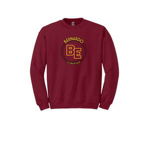 Bernardo Elementary-Adult Unisex Crewneck Sweatshirt Circle Logo