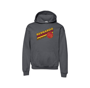 Bernardo Elementary-Youth Unisex Hoodie Stripe Logo