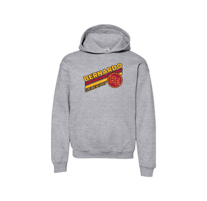 Bernardo Elementary-Youth Unisex Hoodie Stripe Logo