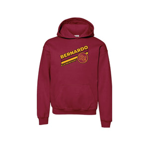 Bernardo Elementary-Youth Unisex Hoodie Stripe Logo