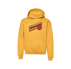 Bernardo Elementary-Youth Unisex Hoodie Stripe Logo