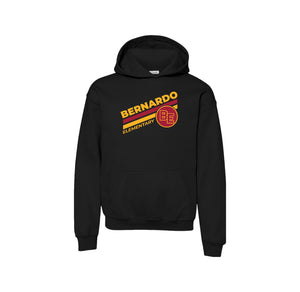 Bernardo Elementary-Youth Unisex Hoodie Stripe Logo