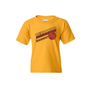 Bernardo Elementary-Youth Unisex T-Shirt Stripe Logo