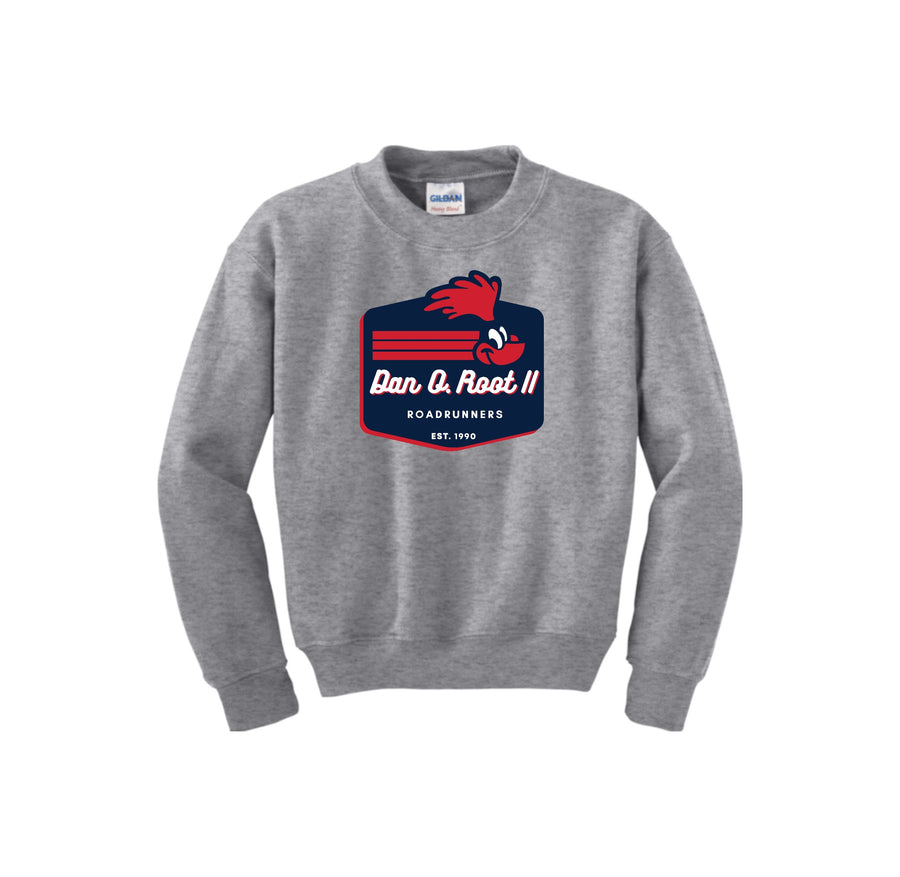 Dan O. Root II Elementary-Youth Unisex Crewneck Sweatshirt On-Demand