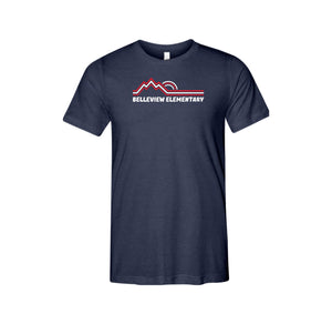 Belleview Elementary-Adult Unisex Bella+Canvas Triblend Short Sleeve Tee On-Demand Mountain