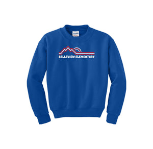 Belleview Elementary-Youth Unisex Crewneck Sweatshirt On-Demand Mountain