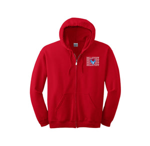 Belleview Elementary-Adult Unisex Full-Zip Hooded Sweatshirt On-Demand Rocky