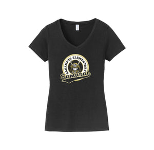 Sakamoto Elementary-Womens Fan Favorite V-Neck Tee On-Demand