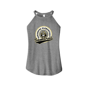 Sakamoto Elementary-Womens Premium Perfect Tri Rocker Tank On-Demand