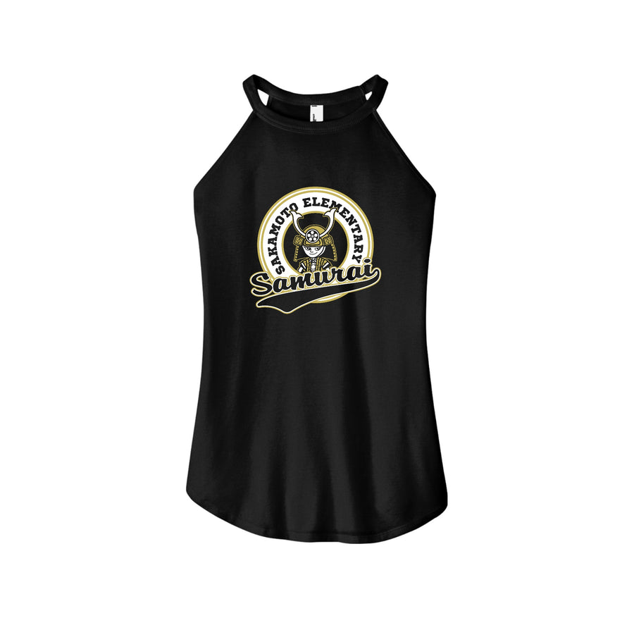 Sakamoto Elementary-Womens Premium Perfect Tri Rocker Tank On-Demand