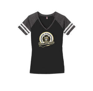 Sakamoto Elementary-Womens Premium Game V-Neck Tee On-Demand