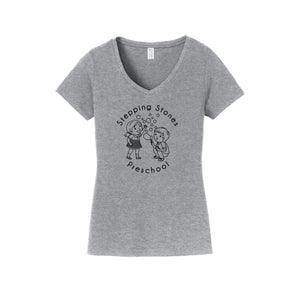 Stepping Stones-Women's Fan Favorite V-Neck Tee On-Demand