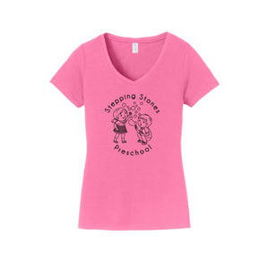 Stepping Stones-Women's Fan Favorite V-Neck Tee On-Demand