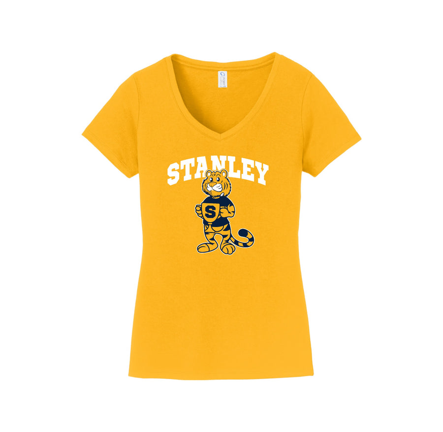 The Tiger Store - Stanley Elm-Womens Fan Favorite V-Neck Tee On-Demand