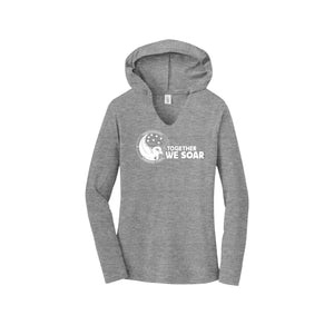 Christa McAuliffe Elementary Spirit Wear 2024-25 On Demand-Women's Premium Perfect Tri Long Sleeve Hoodie On-Demand