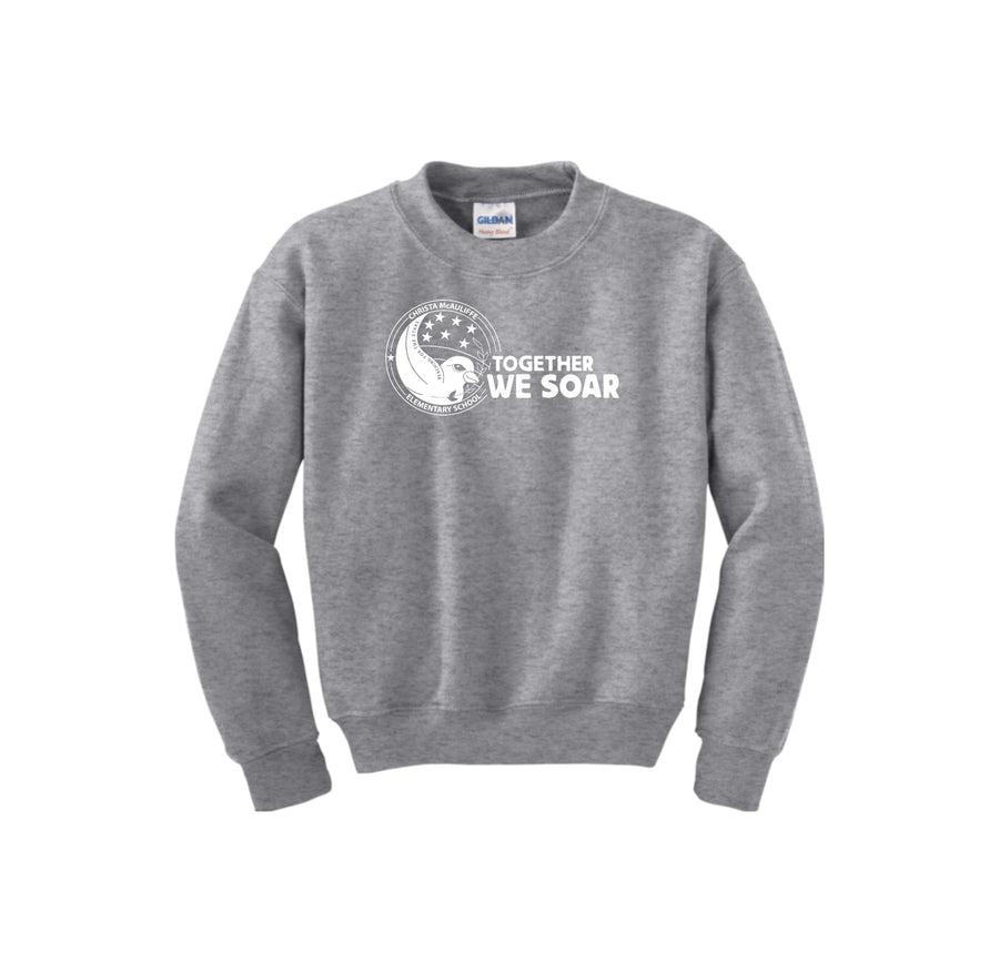 Christa McAuliffe Elementary Spirit Wear 2024-25 On Demand-Youth Unisex Crewneck Sweatshirt On-Demand