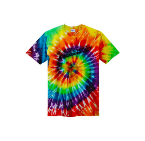 Christa McAuliffe Elementary Spirit Wear 2024-25 On Demand-Youth Unisex Tie-Dye Shirt On-Demand Check Logo