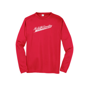 Christa McAuliffe Elementary Spirit Wear 2024-25 On Demand-Adult Unisex Dri-Fit Long Sleeve Tee On-Demand Check Logo