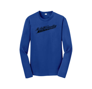 Christa McAuliffe Elementary Spirit Wear 2024-25 On Demand-Youth Unisex Dri-Fit Long Sleeve Tee On-Demand Check Logo