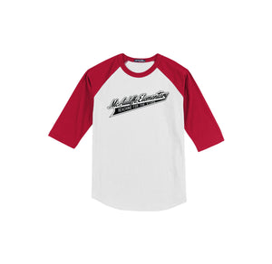 Christa McAuliffe Elementary Spirit Wear 2024-25 On Demand-Youth Unisex Baseball Tee On-Demand Check Logo