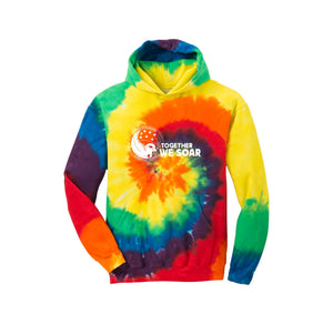 Christa McAuliffe Elementary Spirit Wear 2024-25 On Demand-Youth Unisex Tie-Dye Hoodie On-Demand