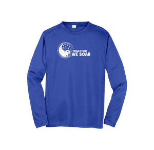 Christa McAuliffe Elementary Spirit Wear 2024-25 On Demand-Adult Unisex Dri-Fit Long Sleeve Tee On-Demand