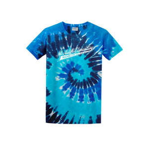 Christa McAuliffe Elementary Spirit Wear 2024-25 On Demand-Adult Unisex Tie-Dye Shirt On-Demand Check Logo