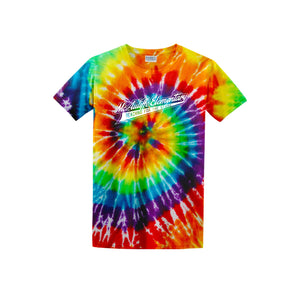 Christa McAuliffe Elementary Spirit Wear 2024-25 On Demand-Adult Unisex Tie-Dye Shirt On-Demand Check Logo