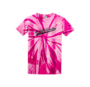 Christa McAuliffe Elementary Spirit Wear 2024-25 On Demand-Adult Unisex Tie-Dye Shirt On-Demand Check Logo