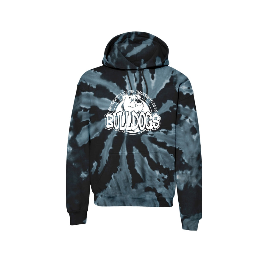 Arbutus Elm-Adult Unisex Tie-Dye Hoodie On-Demand