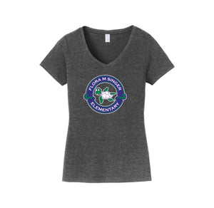 Flora M. Singer Spirit Wear-Womens Fan Favorite V-Neck Tee On-Demand