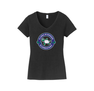 Flora M. Singer Spirit Wear-Womens Fan Favorite V-Neck Tee On-Demand