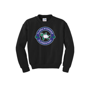 Flora M. Singer Spirit Wear-Youth Unisex Crewneck Sweatshirt On-Demand