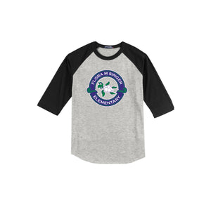 Flora M. Singer Spirit Wear-Adult Unisex Baseball Tee On-Demand