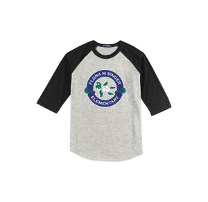 Flora M. Singer Spirit Wear-Youth Unisex Baseball Tee On-Demand