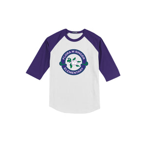 Flora M. Singer Spirit Wear-Youth Unisex Baseball Tee On-Demand