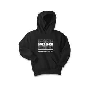 Sleepy Hollow Horsemen PTA Spirit Wear 2024-25 On Demand-Youth Unisex Port & Company Hoodie On-Demand