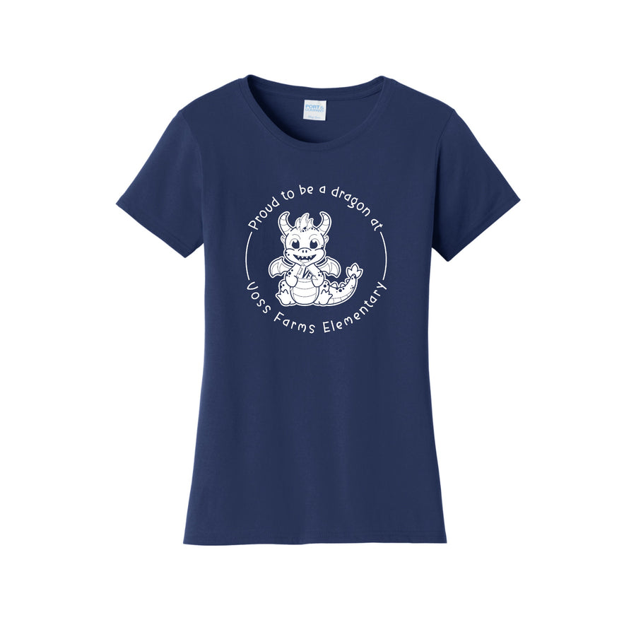 Voss Farms Spirit Wear 2024-25-Womens Fan Favorite Tee On-Demand ENGLISH