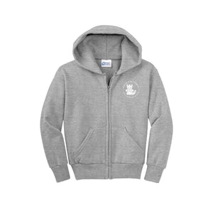 Voss Farms Spirit Wear 2024-25-Youth Unisex Full-Zip Hooded Sweatshirt On-Demand SPANISH