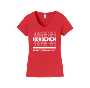 Sleepy Hollow Horsemen PTA-Womens Fan Favorite V-Neck Tee On-Demand