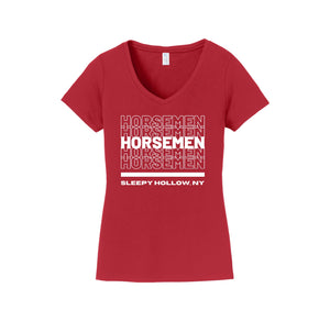 Sleepy Hollow Horsemen PTA-Womens Fan Favorite V-Neck Tee On-Demand