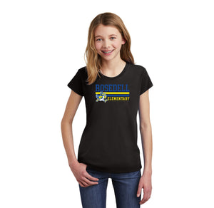 Rosedell-Girls Youth Premium Tee Stripe