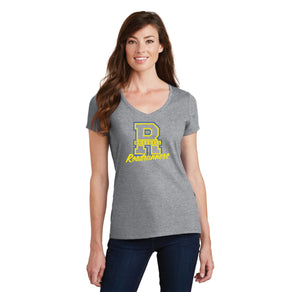 Rosedell-Womens Fan Favorite V-Neck Tee R Logo