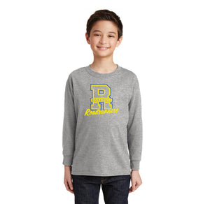 Rosedell-Youth Unisex Long Sleeve Tee R Logo