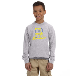 Rosedell-Youth Unisex Crewneck Sweatshirt R Logo