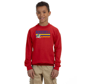 Rosedell-Youth Unisex Crewneck Sweatshirt Stripe